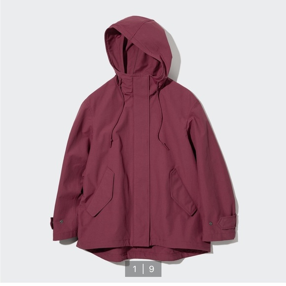 COPY - UNIQLO NEW COTTON BLEND PARKA RED SIZE XS - Picture 1 of 11